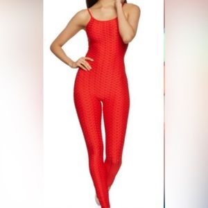 NWT ROMA CONCEPT RED BODY-CON JUMPSUIT